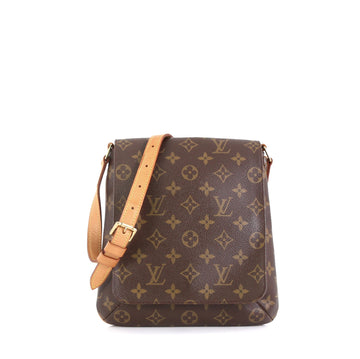 Louis Vuitton Musette Salsa Handbag Monogram Canvas PM Brown 455381