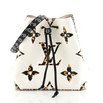Louis Vuitton NeoNoe Handbag Limited Edition Jungle Monogram Giant 