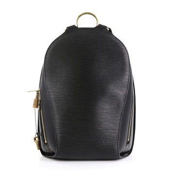 Louis Vuitton Mabillon Backpack Epi Leather Black 455612