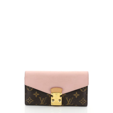 Louis Vuitton Pallas Wallet Monogram Canvas and Calf Leather  Brown 455761