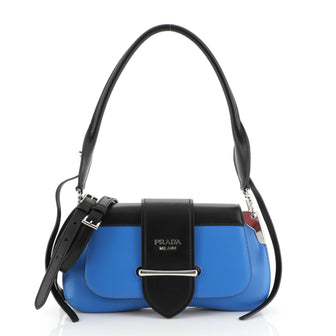 Prada Sidonie Shoulder Bag City Calf Medium Black 455782