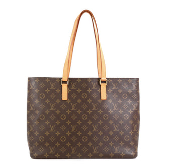 Louis Vuitton Luco Handbag Monogram Canvas Brown 4560053