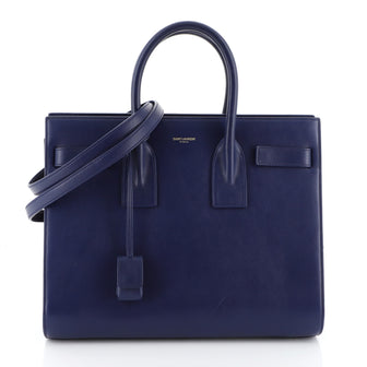 Saint Laurent Sac de Jour Bag Leather Small Blue 4560068