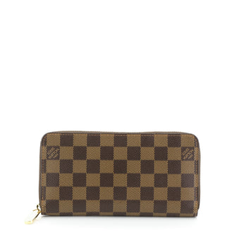 Louis Vuitton Zippy Wallet Damier Brown 4560113