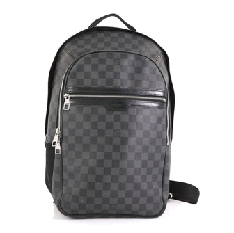 Louis Vuitton Michael Backpack Damier Graphite Black 456361