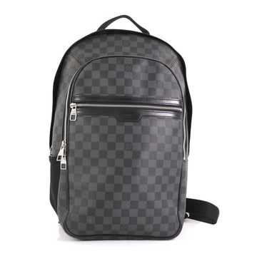 Louis Vuitton Michael Backpack Damier Graphite Black 456361