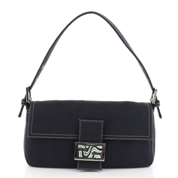 Fendi Baguette Canvas Blue 4563701