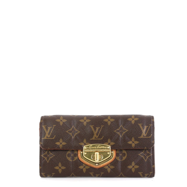 Louis Vuitton Brown Monogram Etoile Sarah Wallet Cloth ref.880549