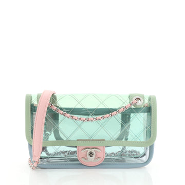Chanel Coco Splash Flap Bag Quilted PVC With Lambskin Medium