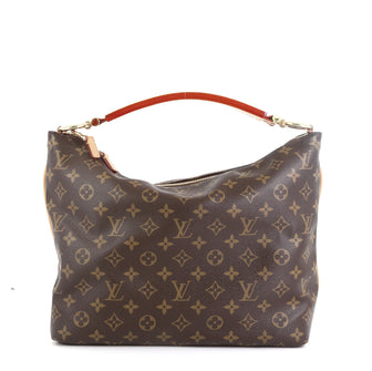 Louis Vuitton Sully Handbag Monogram Canvas PM Brown 45658131