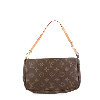 Louis Vuitton Pochette Accessoires Monogram Canvas Brown 456581
