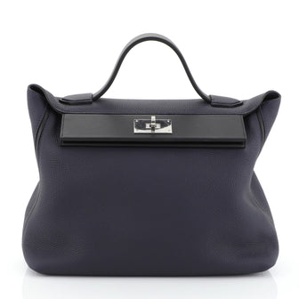 Hermes 24/24 Handbag Togo with Swift 35 Black 4565831