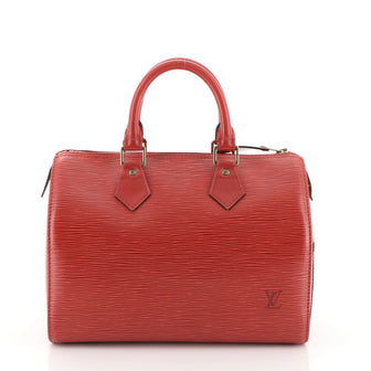 Louis Vuitton Speedy Handbag Epi Leather 25 Red 4565835