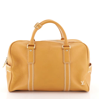 Louis Vuitton Carryall Handbag Tobago Leather Yellow 4565847