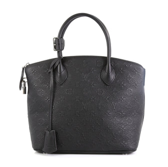 Louis Vuitton Lockit Handbag Monogram Revelation Black 4565868
