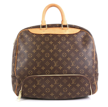 Louis Vuitton Evasion Travel Bag Monogram Canvas MM Brown 4565890
