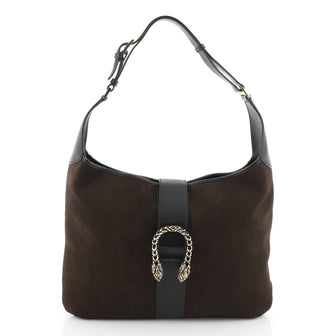 Gucci Vintage Dionysus Hobo Suede Small Brown 4565893