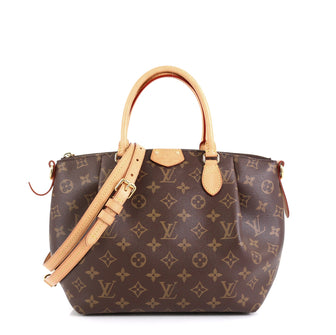 Louis Vuitton Turenne Handbag Monogram Canvas PM Brown 456651