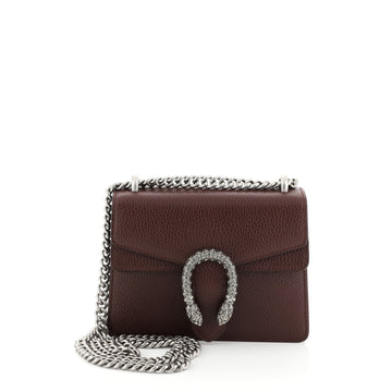 Gucci Dionysus Bag Leather Mini Red 456712