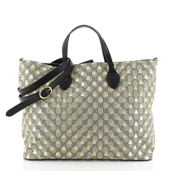 Convertible Soft Tote Printed Coated Canvas Medium