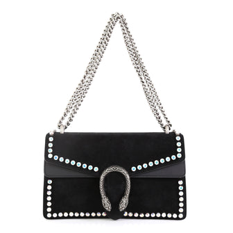 Dionysus Bag Crystal Embellished Suede Small