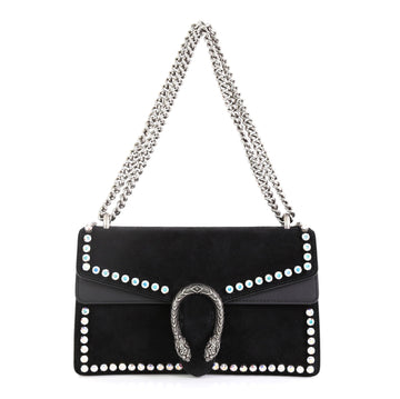Dionysus Bag Crystal Embellished Suede Small