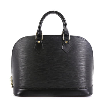 Louis Vuitton Vintage Alma Handbag Epi Leather PM Black 4570212