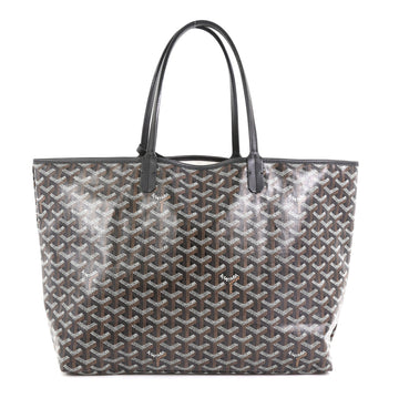 Goyard St. Louis Tote Coated Canvas PM Black 457089