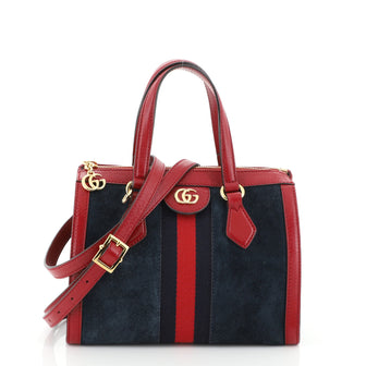 Gucci Ophidia Top Handle Bag Suede Small