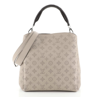 Louis Vuitton Babylone Handbag Mahina Leather PM Neutral 457181