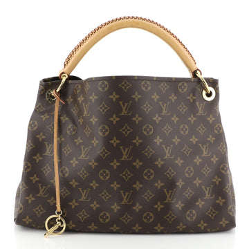 Louis Vuitton Artsy Handbag Monogram Canvas MM Brown 457482