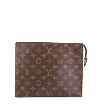 Louis Vuitton Toiletry Pouch Monogram Canvas 26 Brown 457601