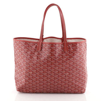 Goyard St. Louis Tote Coated Canvas PM Red 4576915