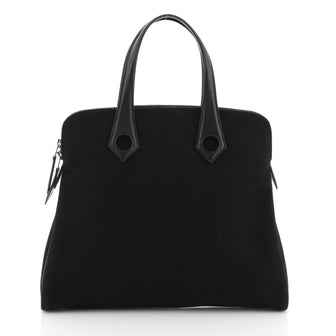 Hermes Heeboo Handbag Toile PM Black 4576919