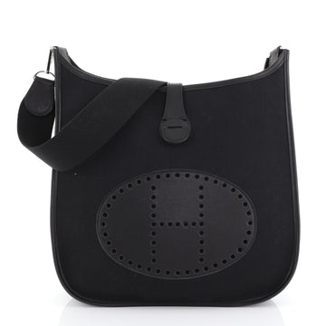 Evelyne Crossbody Gen I Toile and Leather GM