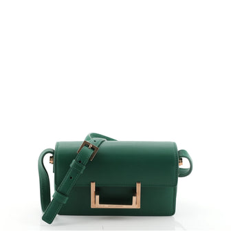 Saint Laurent Lulu Shoulder Bag Leather Small Green 4576968