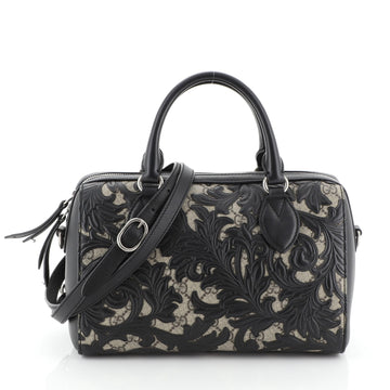Gucci Convertible Boston Bag Arabesque GG Coated Canvas Small
