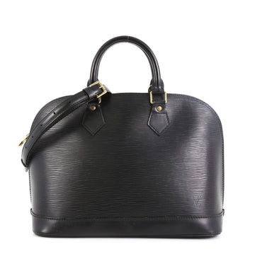 Louis Vuitton Vintage Alma Handbag Epi Leather PM Black 4577017
