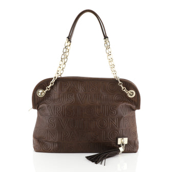 Louis Vuitton Paris Souple Wish Bag Leather Brown 457709