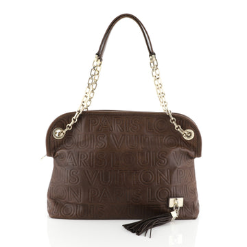 Louis Vuitton Paris Souple Wish Bag Leather Brown 457709