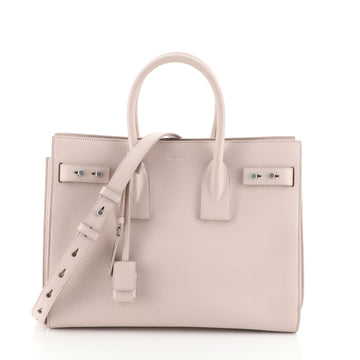 Saint Laurent Sac de Jour Souple Bag Leather Small Pink 4577512