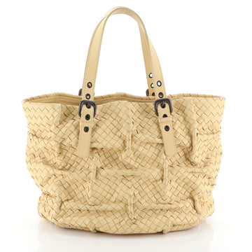 Bottega Veneta Belted Tote Pleated Intrecciato Nappa 