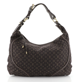 Louis Vuitton Manon Handbag Mini Lin MM Brown 457843