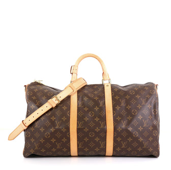 Louis Vuitton Keepall Bandouliere Bag Monogram Canvas 50