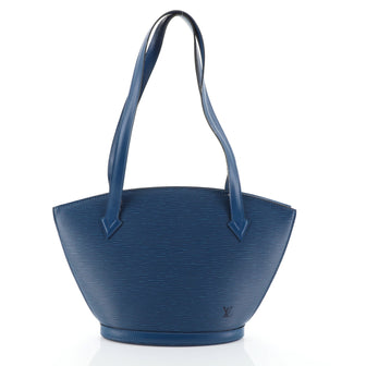 Louis Vuitton Saint Jacques Handbag Epi Leather PM Blue 457852