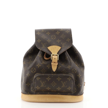 Louis Vuitton Montsouris Backpack Monogram Canvas MM Brown 4578727