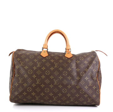 Louis Vuitton Speedy Handbag Monogram Canvas 40