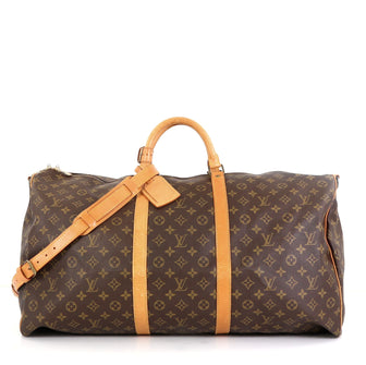 Louis Vuitton Keepall Bandouliere Bag Monogram Canvas 60 Brown 4578741