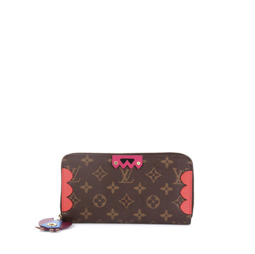 Louis Vuitton Zippy Wallet Limited Edition Totem Monogram Canvas  Brown 4578766