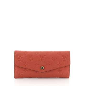 Louis Vuitton Sarah Wallet NM Monogram Empreinte Leather Red 4578770